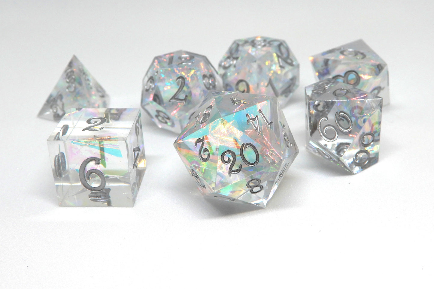Prism Shard Resin Dice Set