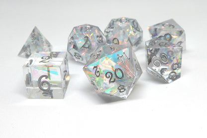 Prism Shard Resin Dice Set