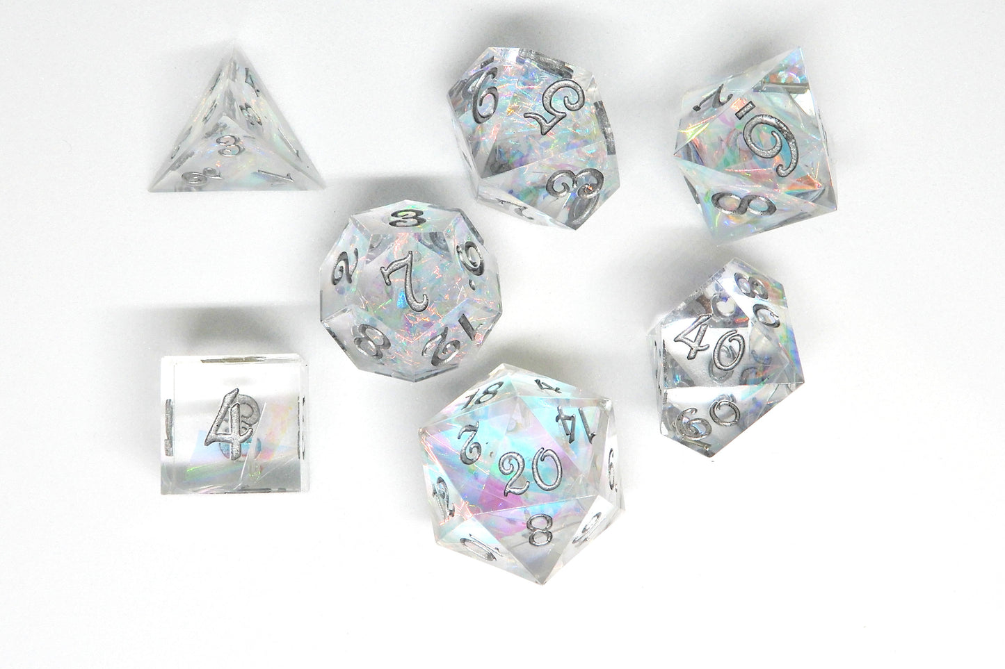 Prism Shard Resin Dice Set
