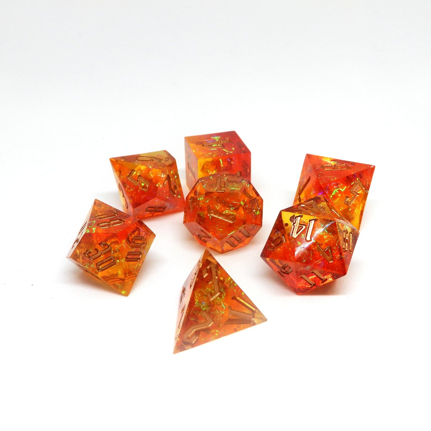 Cinder Forge Resin Dice Set