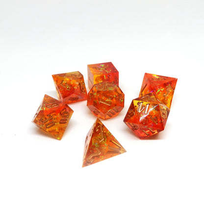 Cinder Forge Resin Dice Set