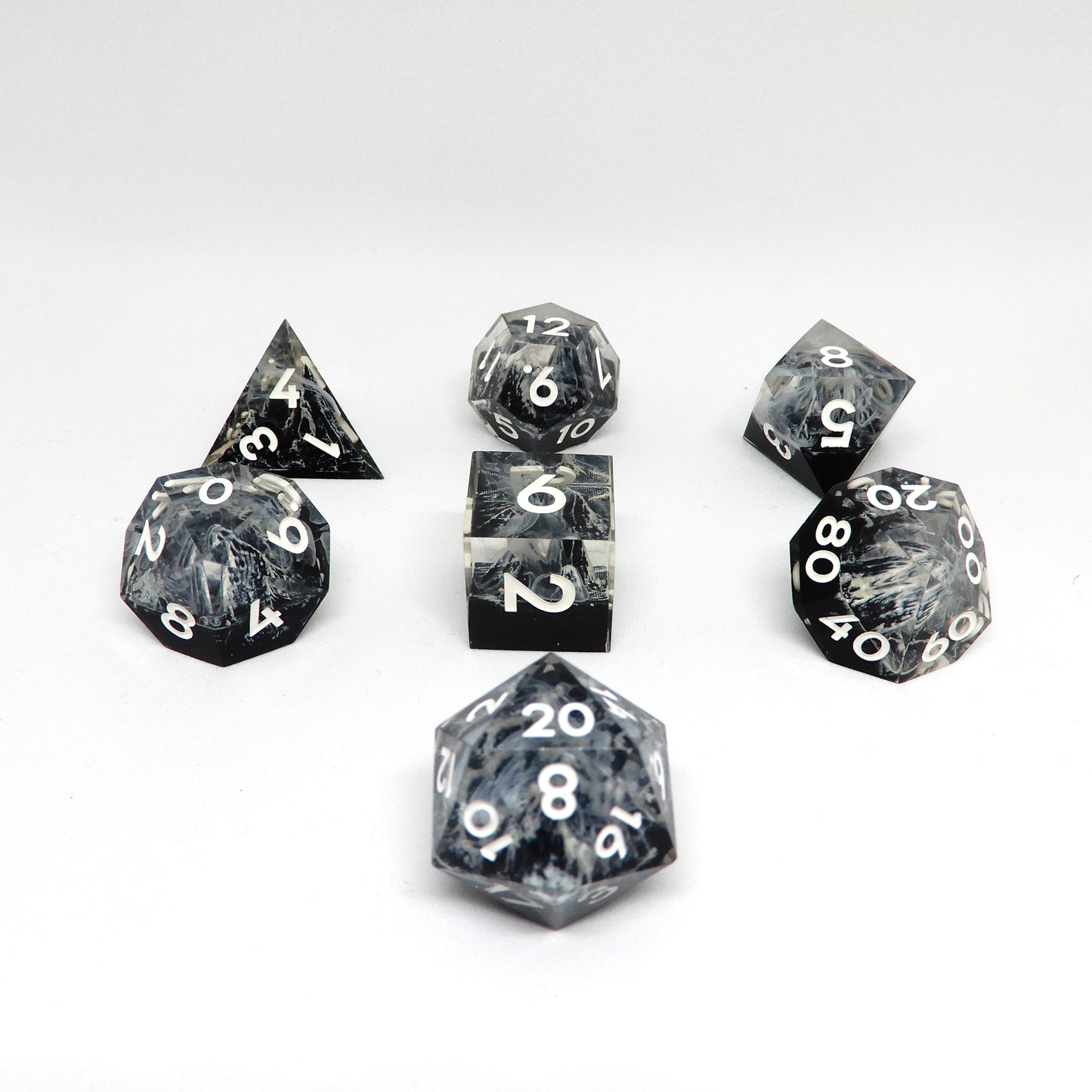 FrostPeak Resin Dice Set