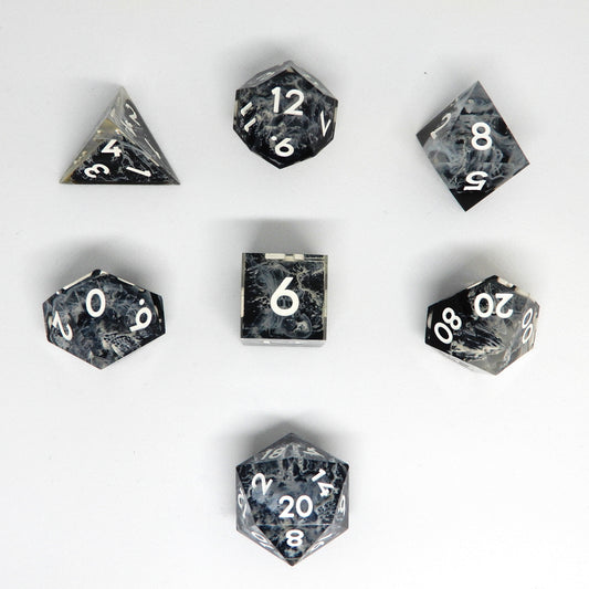 FrostPeak Resin Dice Set