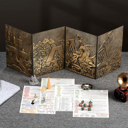 Dungeon Master Conquering Dragon - DM Screen